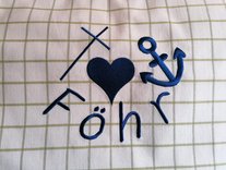 Stickerei mit Liebe, Glaube, Hoffnung