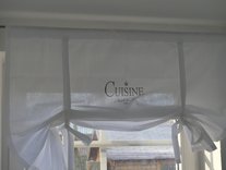 Gardine mit Aufdruck